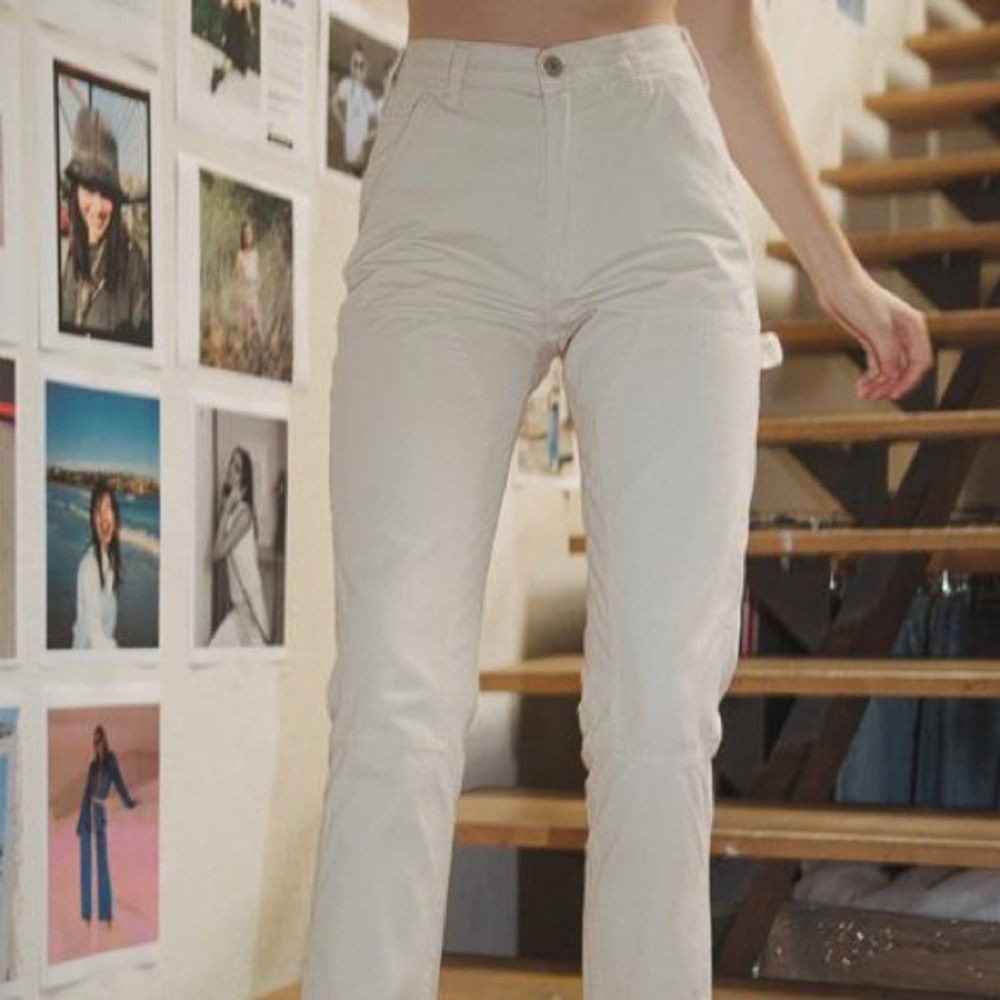 brandy melville / john galt cream jane cargo pants